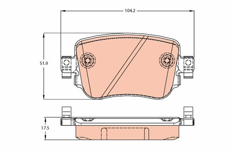 Volkswagen Caddy 4 Arka Balata TRW