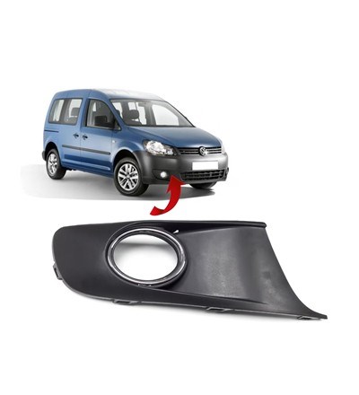 Volkswagen Caddy Sis Kapağı Sisli Nikelajlı Sağ GKL