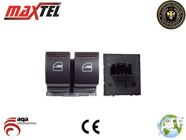 Volkswagen Caddy Sol Çiftli Cam Kaldırma Anahtarı MAXTEL