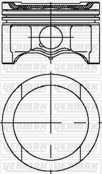 Volkswagen Caddy Piston Segman 1.6 STD 81mm YENMAK