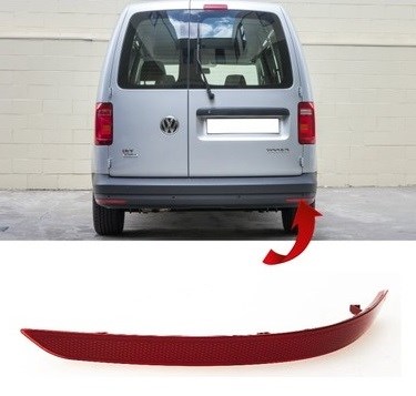 Volkswagen Caddy Reflektör Arka Tampon Sağ 2016-2022 PRO-A