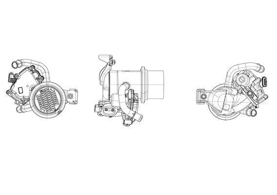 Volkswagen Caddy Egzoz Gazı Geri Dönüşüm Soğutucusu MAHLE