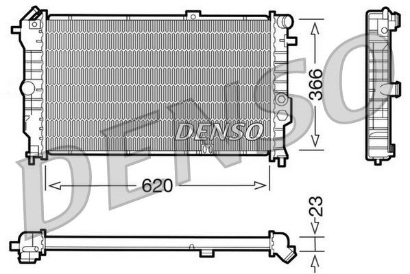 Opel Calibra Motor Su Radyatörü DENSO