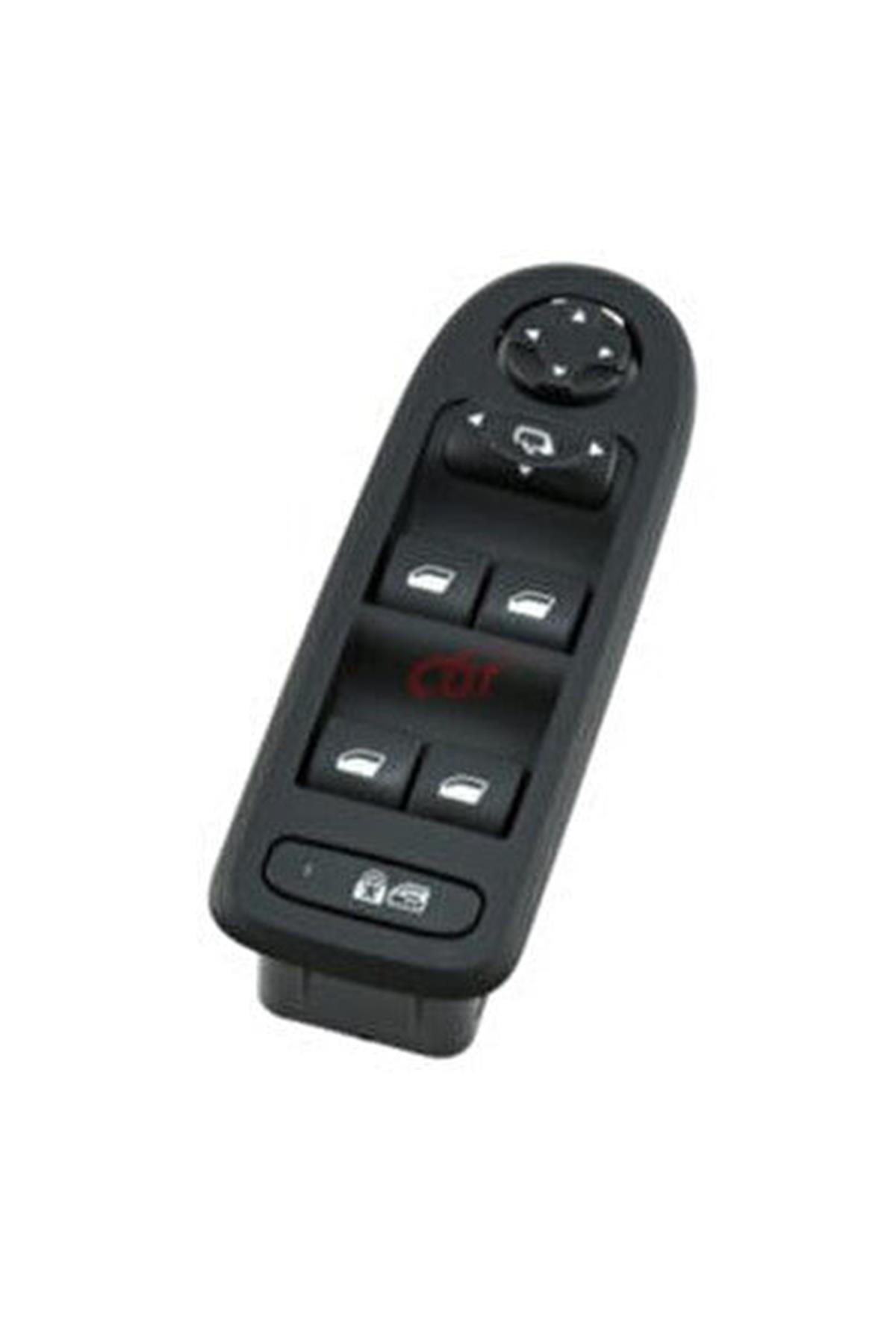Cam Acma Kumanda Dugmesı On Sol Dortlu Sıyah Peugeot 308-508 C5 32 Pın