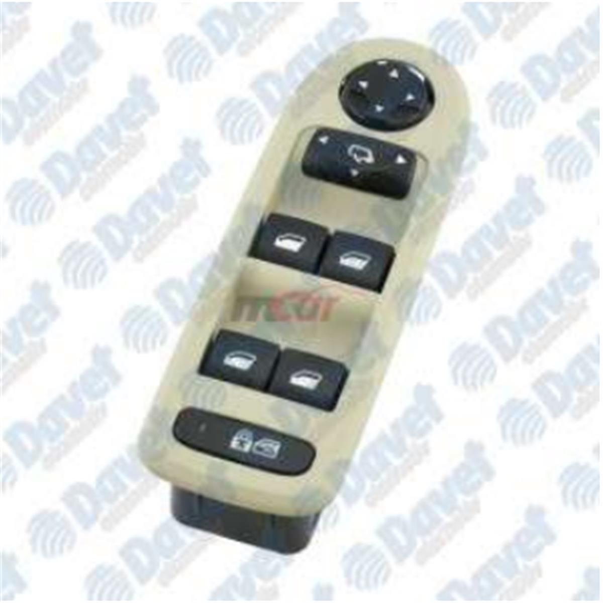 Cam Acma Kumanda Dugmesı On Sol Dortlu Bej Peugeot 308-508 C5 32 Pın