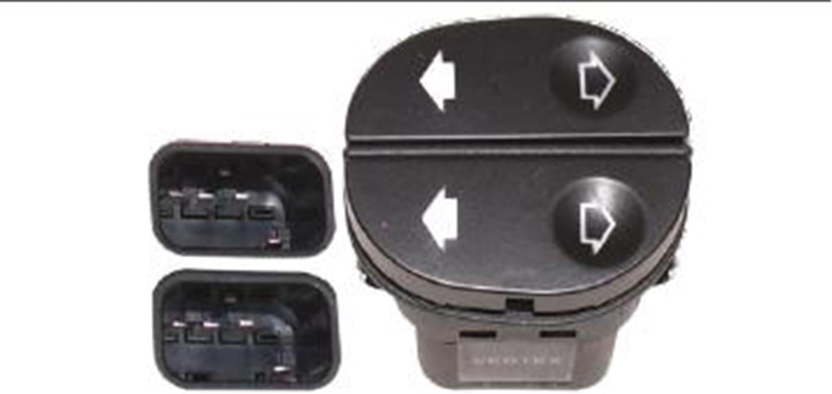 Cam Kaldırma Anahtarı Çiftli Ford Transit V184 04-> Connect Çerçevesiz 8 Pin
