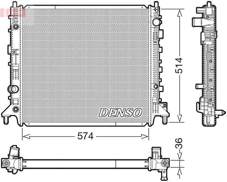 Chevrolet Camaro Motor Su Radyatörü DENSO
