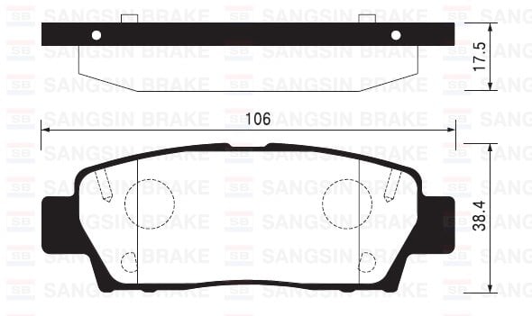 Toyota Camry Avalon Arka Disk Fren Balatası SANGSIN