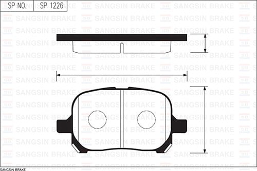 Toyota Camry V20 Ön Fren Balatası SANGSIN