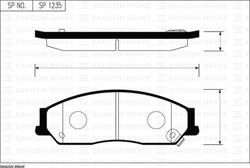 Toyota Camry Ön Fren Balatası Disk SANGSIN