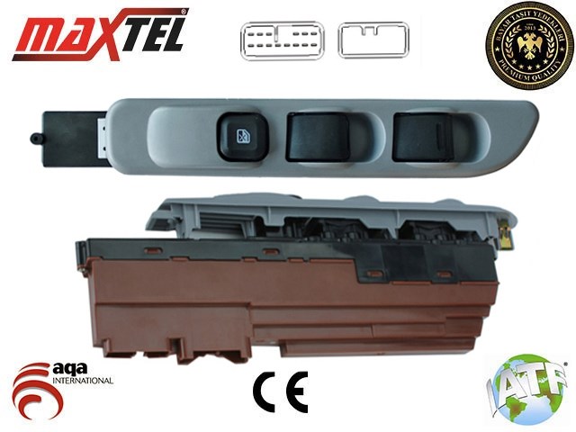 Mitsubishi Canter Cam Kaldırma Anahtarı Sol 12V 14 Pin (2007>) MAXTEL