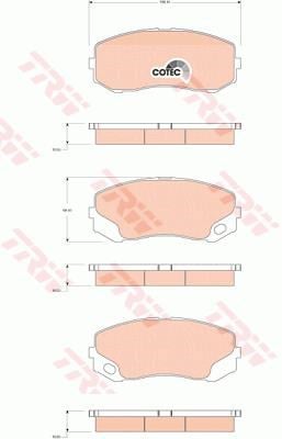 Mitsubishi Canter Ön Arka Disk Balata TRW