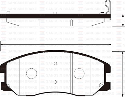 Chevrolet Captiva Ön Fren Balatası SANGSIN