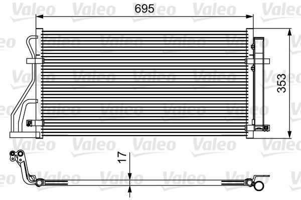 Kia Carens Klima Radyatörü VALEO