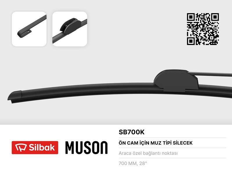 Ford Cargo Silecek Süpürgesi Muz Tipi 700mm SILBAK