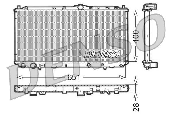 Mitsubishi Carisma Motor Su Radyatörü DENSO