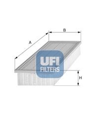 Mitsubishi Carisma Hava Filtresi 1600 UFI