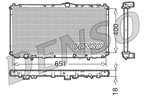 Mitsubishi Carisma Motor Su Radyatörü DENSO