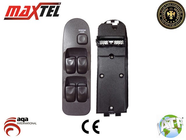 Mitsubishi Carisma Ön Sol Cam Kaldırma Anahtarı 18 Pin Kasalı MAXTEL