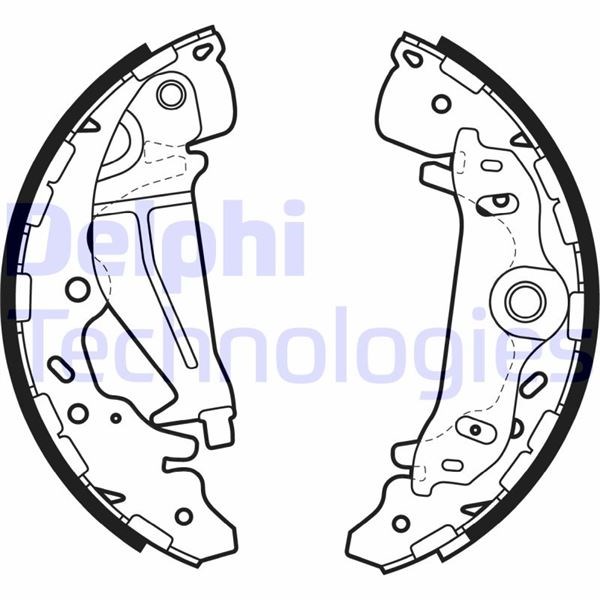 Kia Carnival Arka Fren Pabucu DELPHI