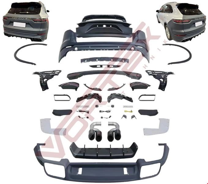 Porsche Cayenne 2011- İçin 2020- Arka Dönüşüm Komple Set DOGAN-