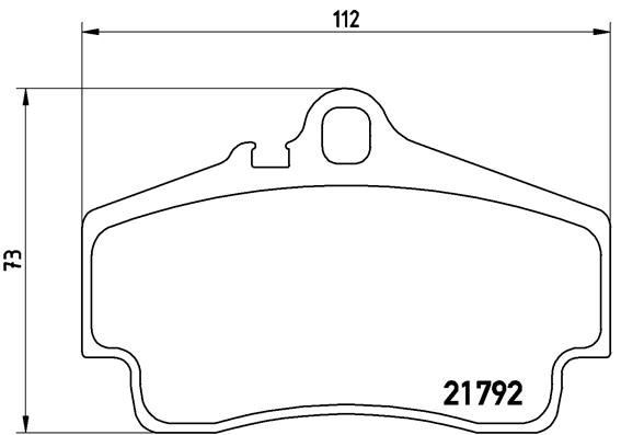 Porsche Cayman Arka Balata BREMBO