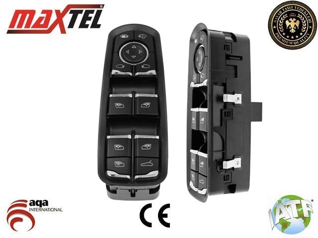 Porsche Cayman Cayenne Cam Kaldırma Anahtarı Sol 16 Pin Şerit Takip Özellikli MAXTEL