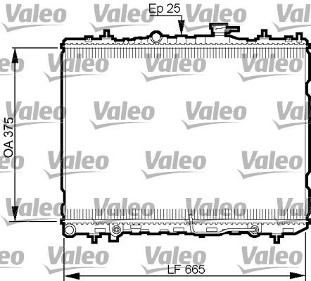 Kia Cerato Radyatör VALEO