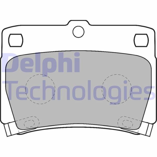 Mitsubishi Challenger Arka Fren Balatası DELPHI