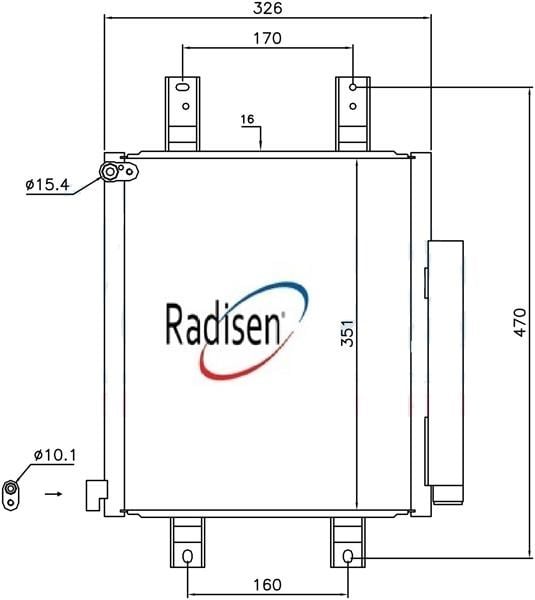 Daihatsu Charade Klima Radyatörü RADISEN