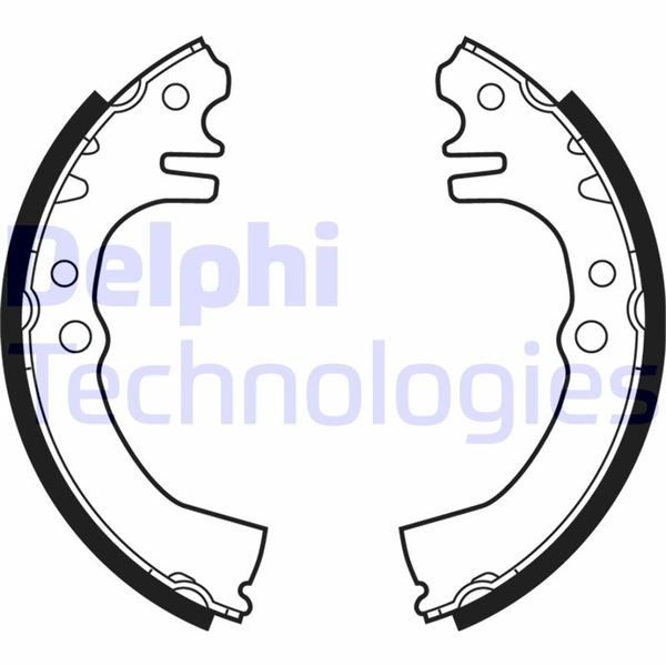Daihatsu Charade Cuore Move Arka Fren Pabucu DELPHI