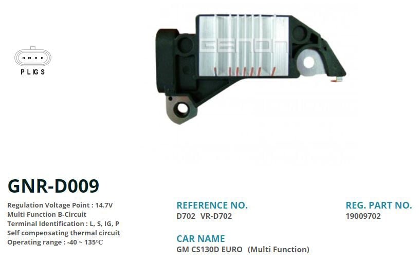 Jeep Cherokee Alternatör Konjektörü 12V L S IG P GENON