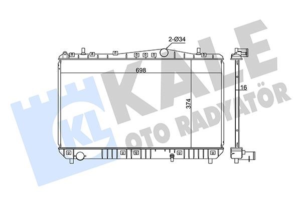 Chevrolet Rezzo Radyatör KALE-RADYATOR