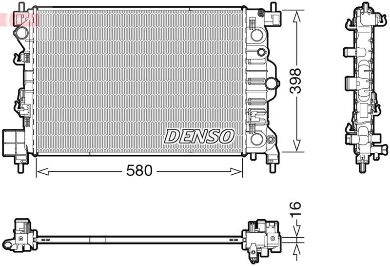 Chevrolet Aveo T300 Motor Su Radyatörü DENSO