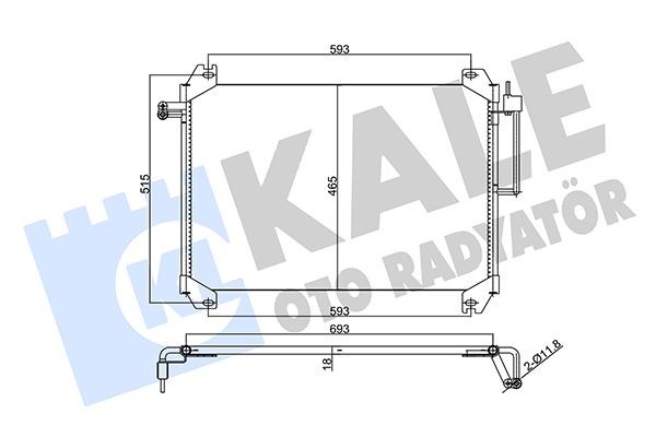 Chevrolet Trailblazer Saab 9-7X Kondenser KALE-RADYATOR
