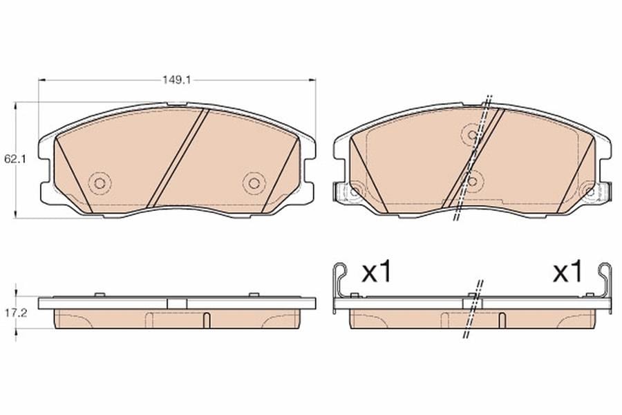 Chevrolet Captiva Ön Disk Balatası TRW