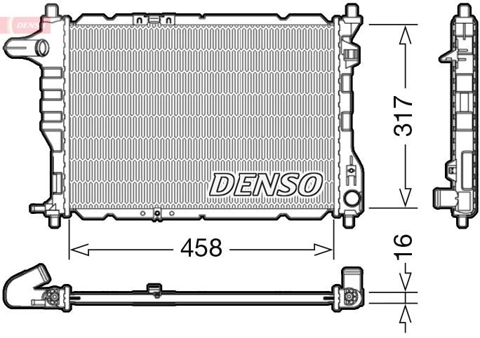 Chevrolet Matiz Motor Su Radyatörü DENSO