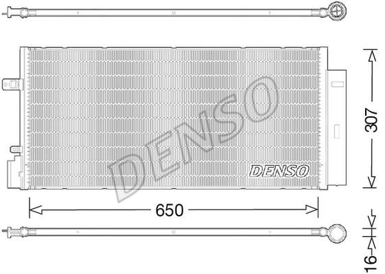 Chevrolet Aveo T300 Klima Radyatörü Kondenser DENSO