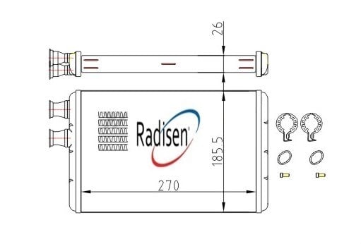 Chrysler Kalorifer Radyatörü RADISEN