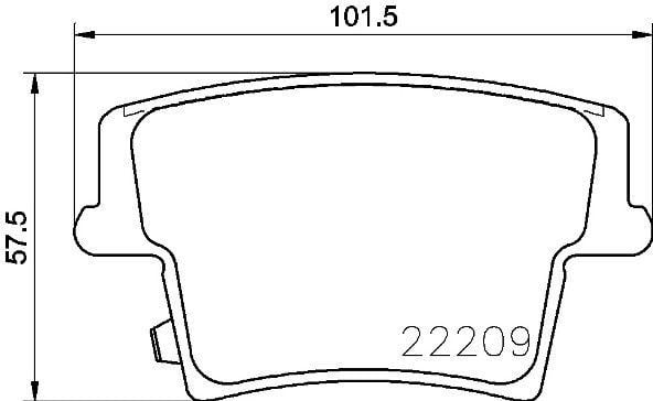 Chrysler 300C Arka Balata VALEO