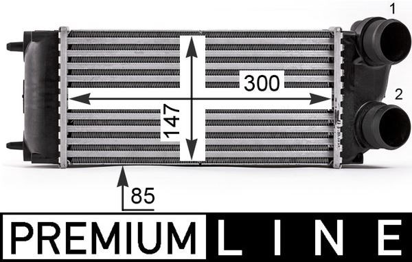 Citroen 307 C4 Intercooler MAHLE