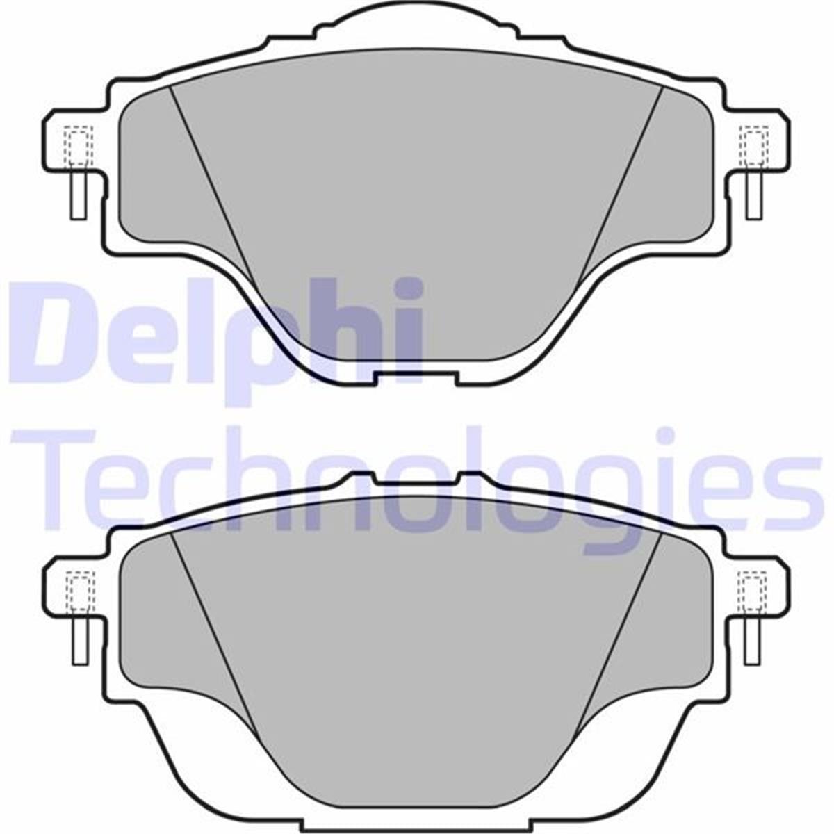 Citroen C4 Picasso Arka Fren Balatası Delphi 2007-2013