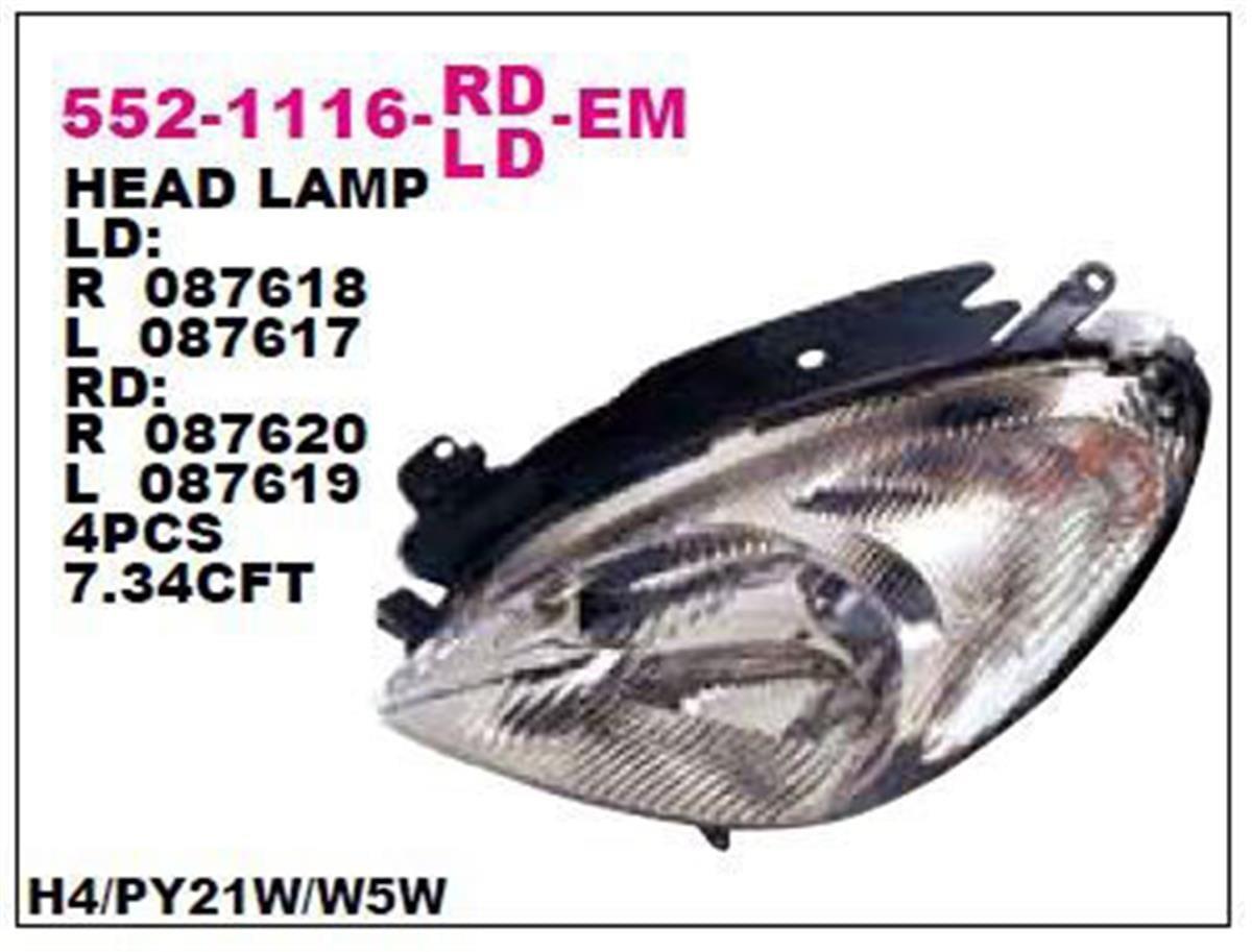 Citroen Xsara Sağ Far Depo (99- Bm Uyumlu) 6205.W0