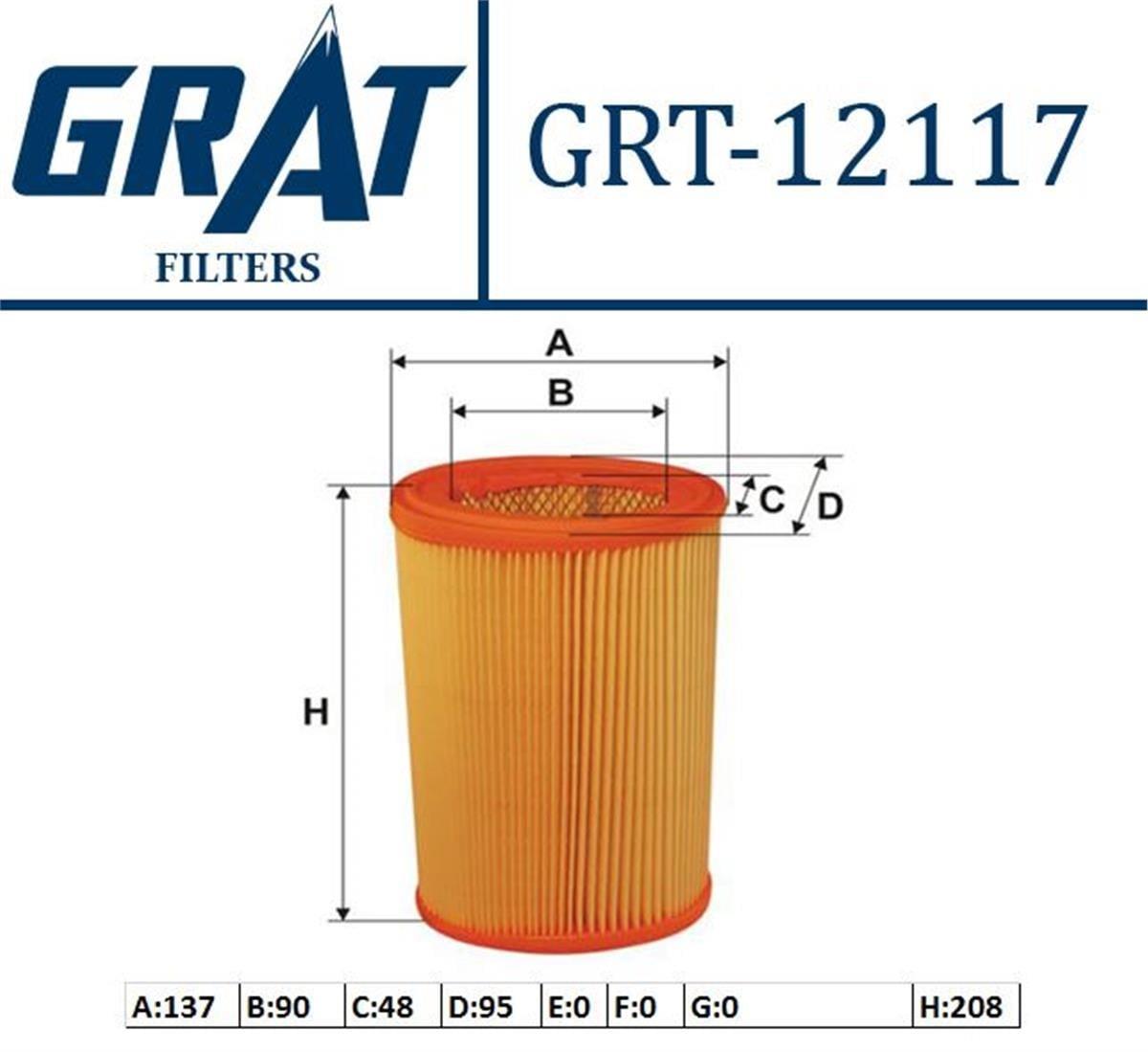 Peugeot 106 Citroen Saxo Xsara 1.5D Hava Filtresi Grat