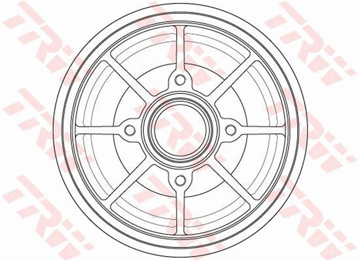 Citroen C3 2 (2009 Sonrası) Fren Kampanası Arka 4247.50