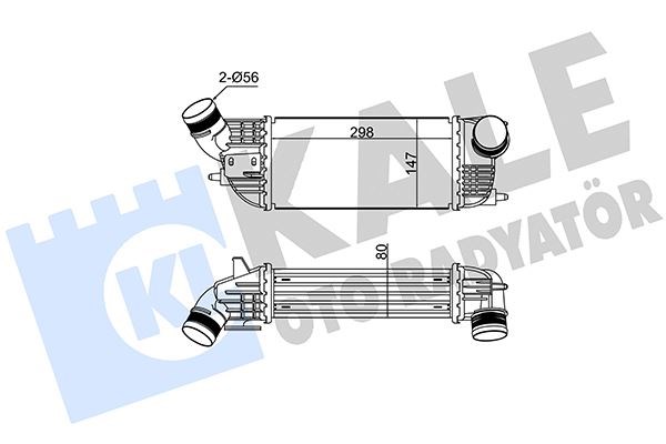 Citroen C5 III Peugeot 407 508 Intercooler 2.0 HDI KALE-RADYATOR