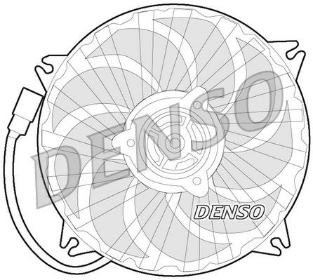 Citroen Berlingo MF Radyatör Fan Motoru DENSO