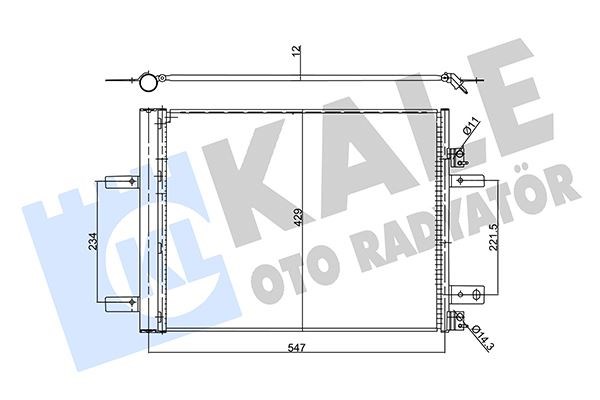 Citroen C4 Kondenser KALE-RADYATOR