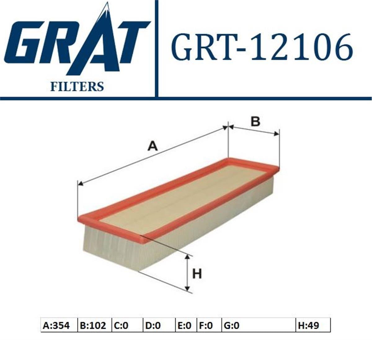 Peugeot 206-307 Citroen C4 1.4 16V Hava Filtresi Grat