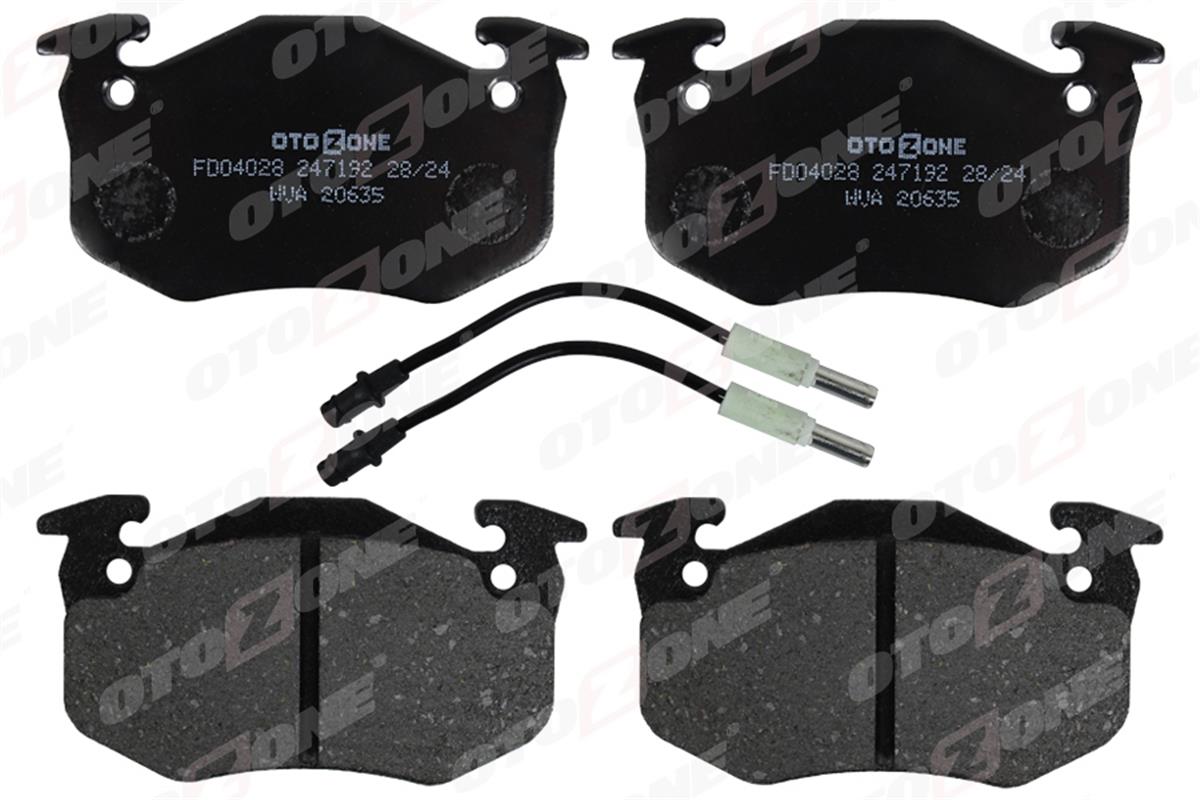 Peugeot P106 P205 P305 P306 P309 P405 Saxo Ax Ön Fren Balatası 425032